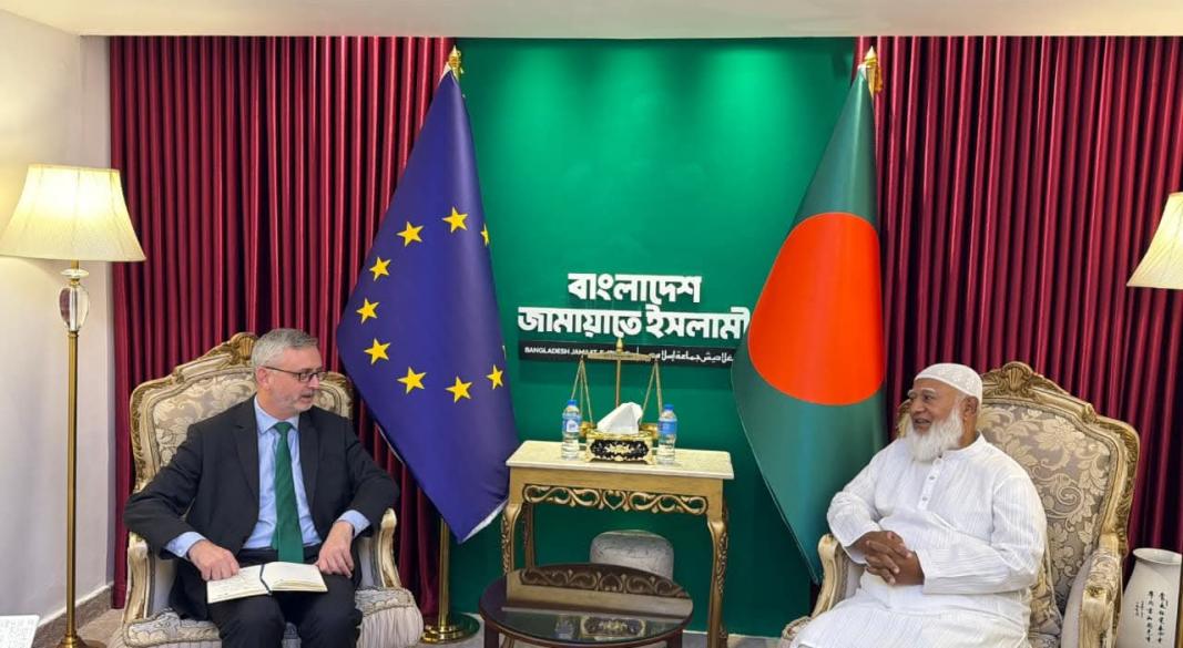বিরোধীদলীয় নেতা শফিকুর রহমানের সঙ্গে ইইউ প্রতিনিধিদলের বৈঠক